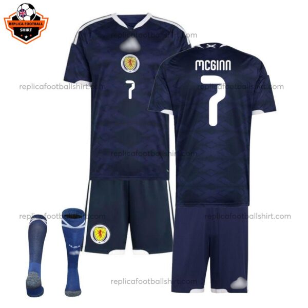 Scotland MCGINN 7 Home Kid Replica Football Kit 2026