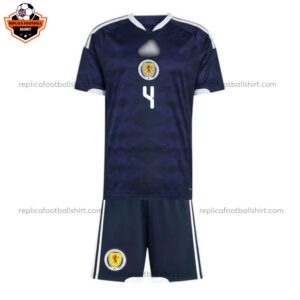 Scotland MCTOMINAY 4 Away Kid Replica Kit 2026 - Front view