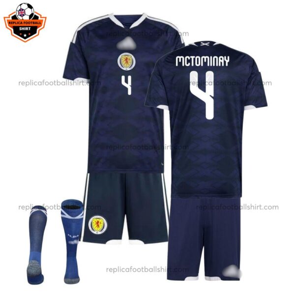 Scotland MCTOMINAY 4 Home Kid Replica Football Kit 2026
