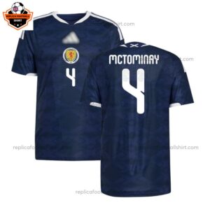 Scotland World Cup 2026 MCTOMINAY 4 Home Men Replica Football Shirt