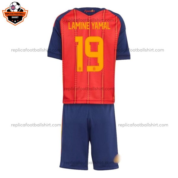 Spain World Cup 2026 LAMINE YAMAL 19 Home Kid Replica Football Kit