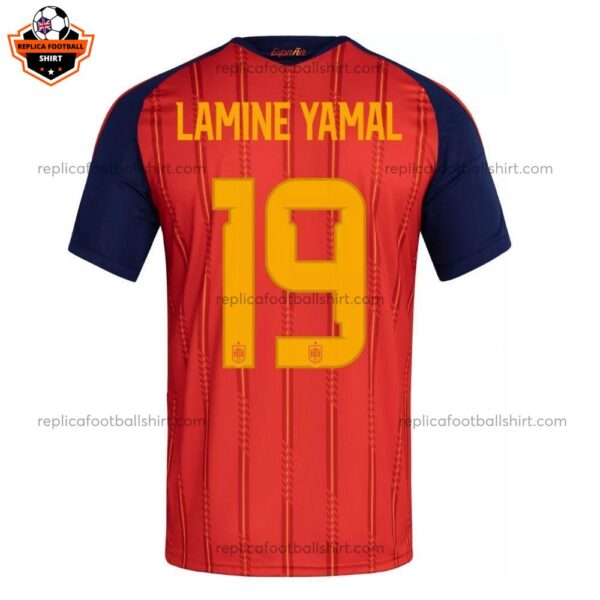 Spain World Cup 2026 LAMINE YAMAL 19 Home Men Replica Football Shirt