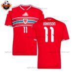 Wales World Cup 2026 JOHNSON 11 Home Men Replica Football Shirt