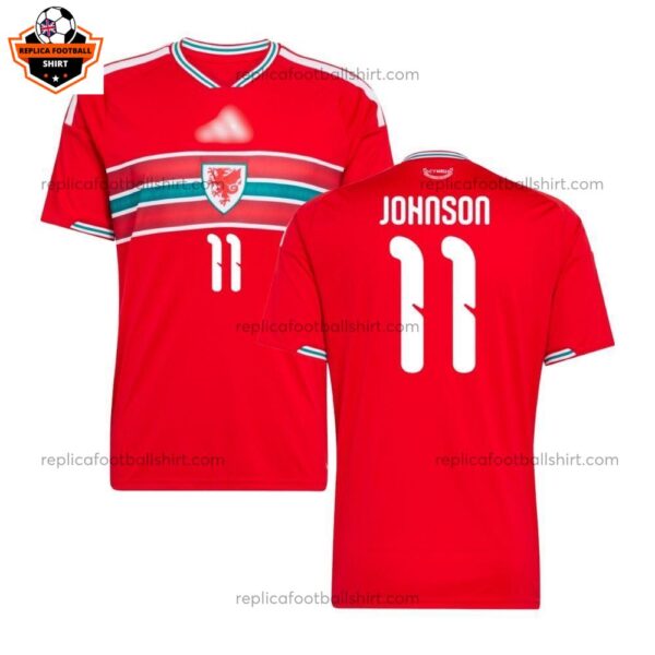 Wales World Cup 2026 JOHNSON 11 Home Men Replica Football Shirt