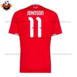 Wales World Cup 2026 JOHNSON 11 Home Men Replica Football Shirt