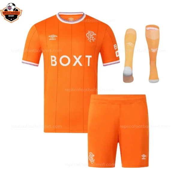 Rangers Fourth Kid Replica Football Kit 2025/26