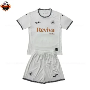 Swansea City Home Kids Replica Football Kit 2025/26