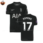 Tottenham Hotspur Away Men Replica Football Shirt 2025/26 ROMERO 17 Printed