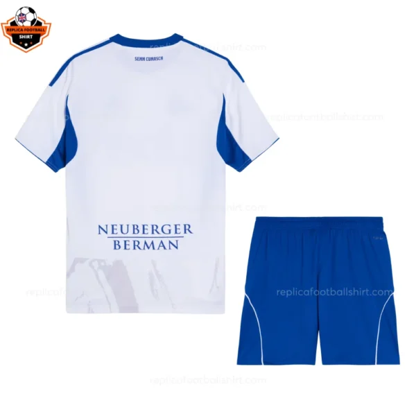 Como Away Kid Replica Football Kit 25/26