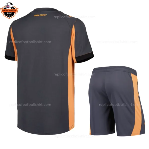 Derby County Away Kid Replica Football Kit 2025/26