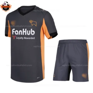 RFS Derby Country Away Kids Football Kit 25_26-front view