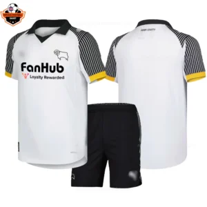 Derby County Home Kid Replica Football Kit 25/26