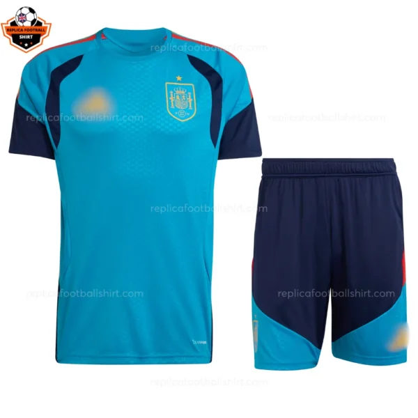 Spain Training Kid Replica Football Kit 2026 - Blue