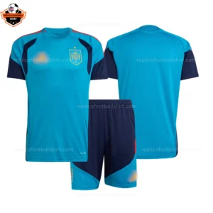 Spain Training Kid Replica Football Kit 2026 - Blue