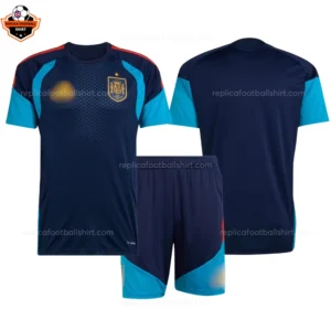 Spain Training Kid Replica Football Kit 2026 - Black