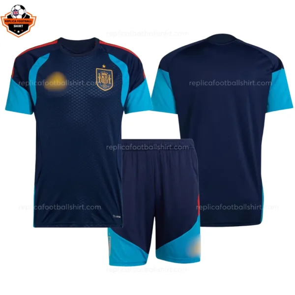 Spain Training Kid Replica Football Kit 2026 - Black
