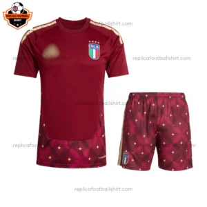 Italy Goalkeeper Kid Replica Football Kit 2025/26 - Front view