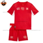 Switzerland World Cup 2026 Home Kid Replica Football Kit