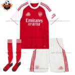 Arsenal 2025/26 Gift Bundle – Home and Away and Third Fan-Version Kids Football Kits (With Socks)