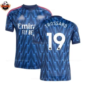 Arsenal Away Men Replica Football Shirt 2025/26 TROSSARD 19 Printed