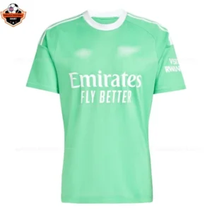 Arsenal Green Goalkeeper Men Replica Football Shirt 2025/26 -Front view