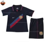 Retro Barcelona Home Kid Replica Football Kit 2002/03