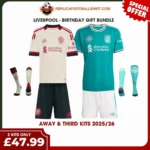 Liverpool 2025/26 Gift Bundle - Away and Third Fan-Version Kids Football Kits