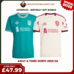 Liverpool 2025/26 Gift Bundle - Away and Third Fan-Version Men Football Shirts