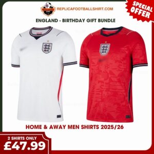 England World Cup 2026 Home & Away Men Replica Football Shirt