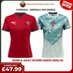 Portugal World Cup 2026 Home & Away Women Replica Football Shirt