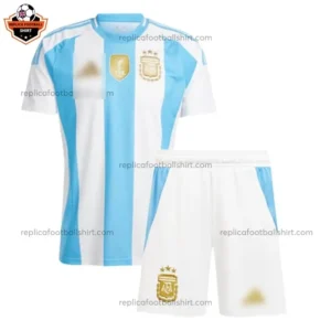 Argentina Home White For Men and Kid Replica Football Kit 2024 - Updated