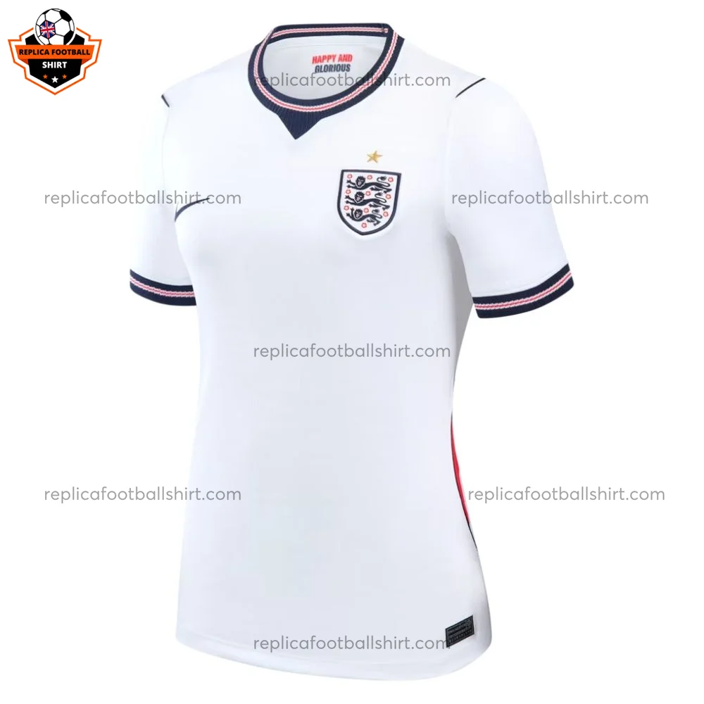 England World Cup 2026 Home Women Replica Football Shirt - Front view