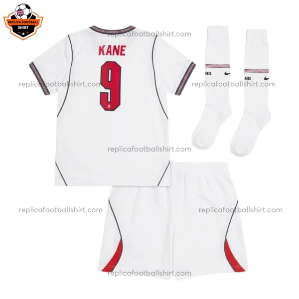 England World Cup 2026 KANE 9 Home Kid Replica Football Kit