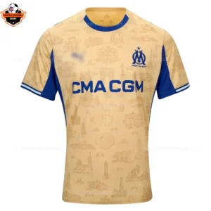 Olympique Marseille Four Men Replica Football Shirt 2025/26 - Front view