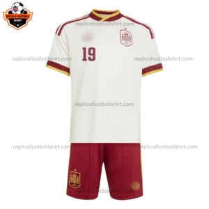 Spain LAMINE YAMAL 19 Away Kid Replica Kit 2026 - front view