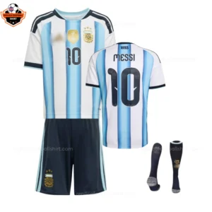 Argentina World Cup 2026 MESSI 10 Home Kid Replica Football Kit