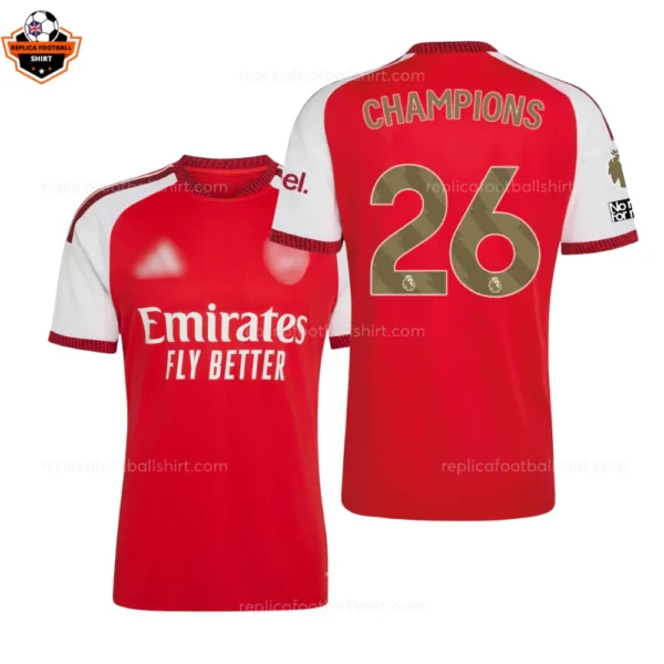 Arsenal Home CHAMPIONS 26 Men Replica Football Shirt 2026/27