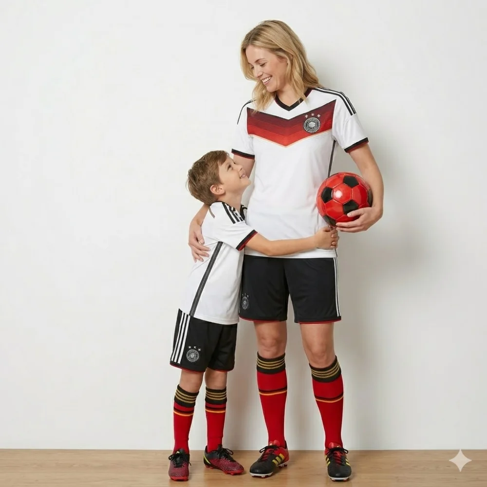 Mother and child football kit bundle
