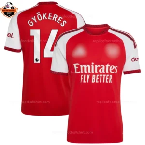Arsenal Home Men Replica Football Shirt 2026/27 Gyökeres 14 Printed
