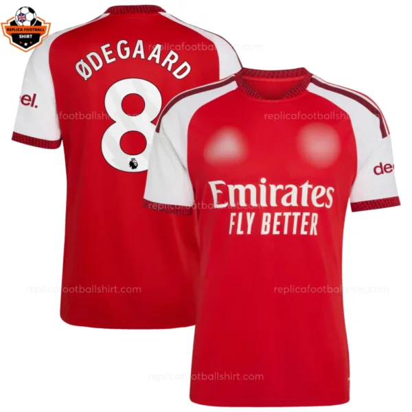 Arsenal Home Men Replica Football Shirt 2026/27 ØDEGAARD 8 Printed