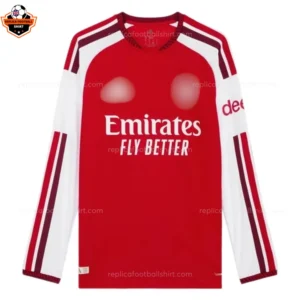 Arsenal Home Men Replica Football Shirt 2026/27 Long Sleeve - Front view