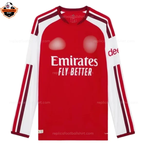 Arsenal Home Men Replica Football Shirt 2026/27 Long Sleeve