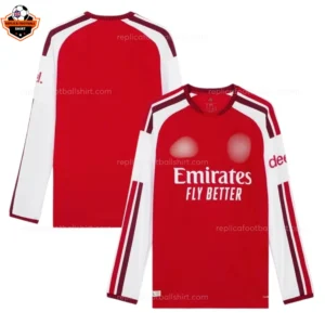 Arsenal Home Men Replica Football Shirt 2026/27 Long Sleeve
