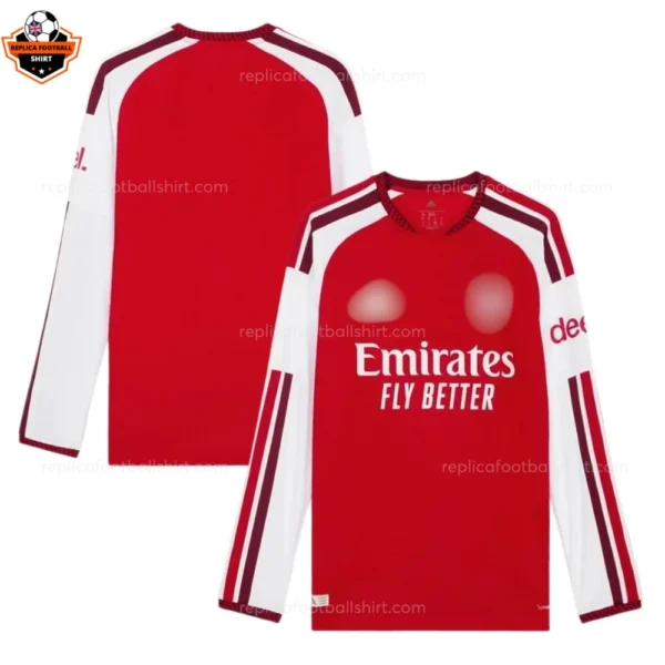 Arsenal Home Men Replica Football Shirt 2026/27 Long Sleeve