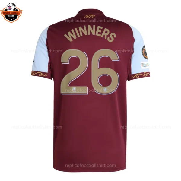 Aston Villa Home UEFA Europa League Winners Replica Football Shirt 2025/26
