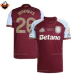 Aston Villa Home UEFA Europa League Winners Replica Football Shirt 2025/26