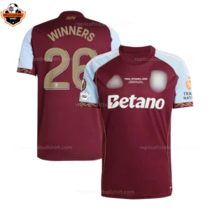 Aston Villa Home UEFA Europa League Winners Replica Football Shirt 2025/26