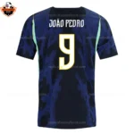 Brazil World Cup 2026 JOÃO PEDRO 9 Away Kid Replica Football Kit