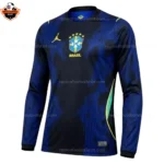 Brazil World Cup 2026 Away Long Sleeve Men Replica Football Shirt