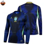 Brazil World Cup 2026 Away Long Sleeve Men Replica Football Shirt